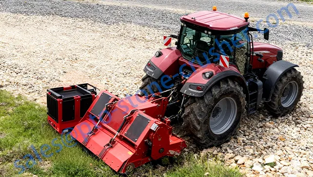 Agricultural Tractor-Mounted Rock Crusher for application2