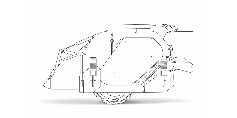 EP-soil stabilizer machine DCW D2-draft